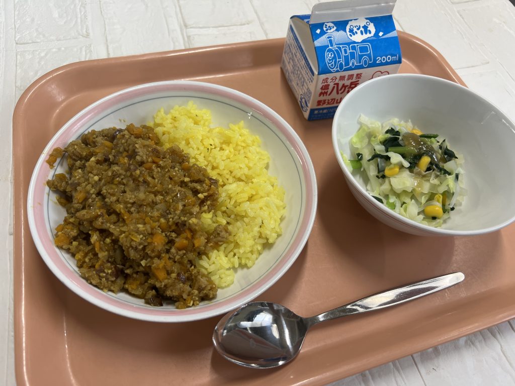 ２学期最初の給食！