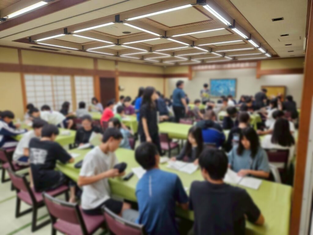 修学旅行　１日目係会議