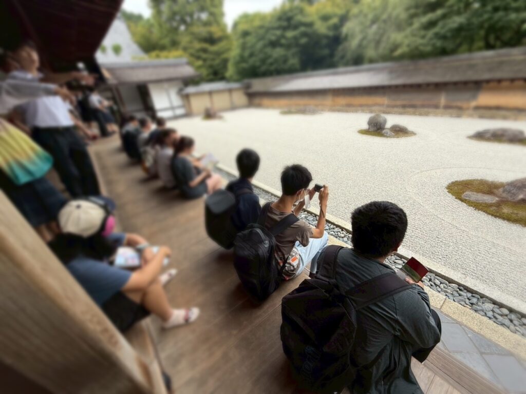 修学旅行　龍安寺