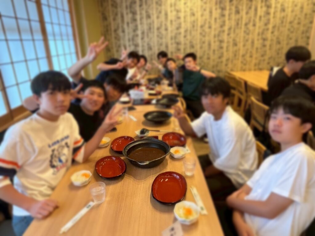 修学旅行　３日目昼食