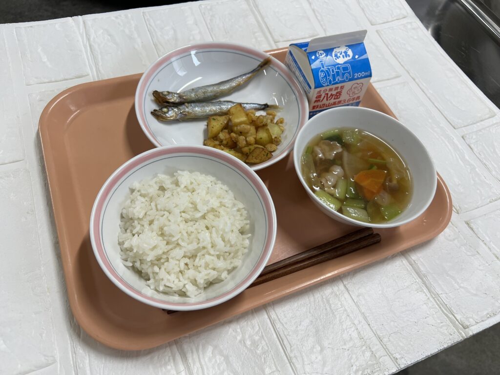 カルシウムたっぷり🐟️